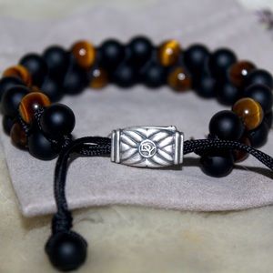 David Yurman Spiritual bead two-row bracel…